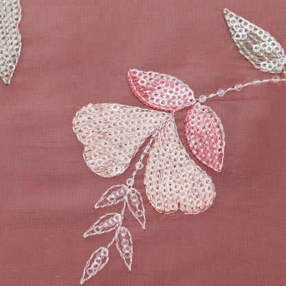 Pink Color Jimmy Choo Embroidery fabric