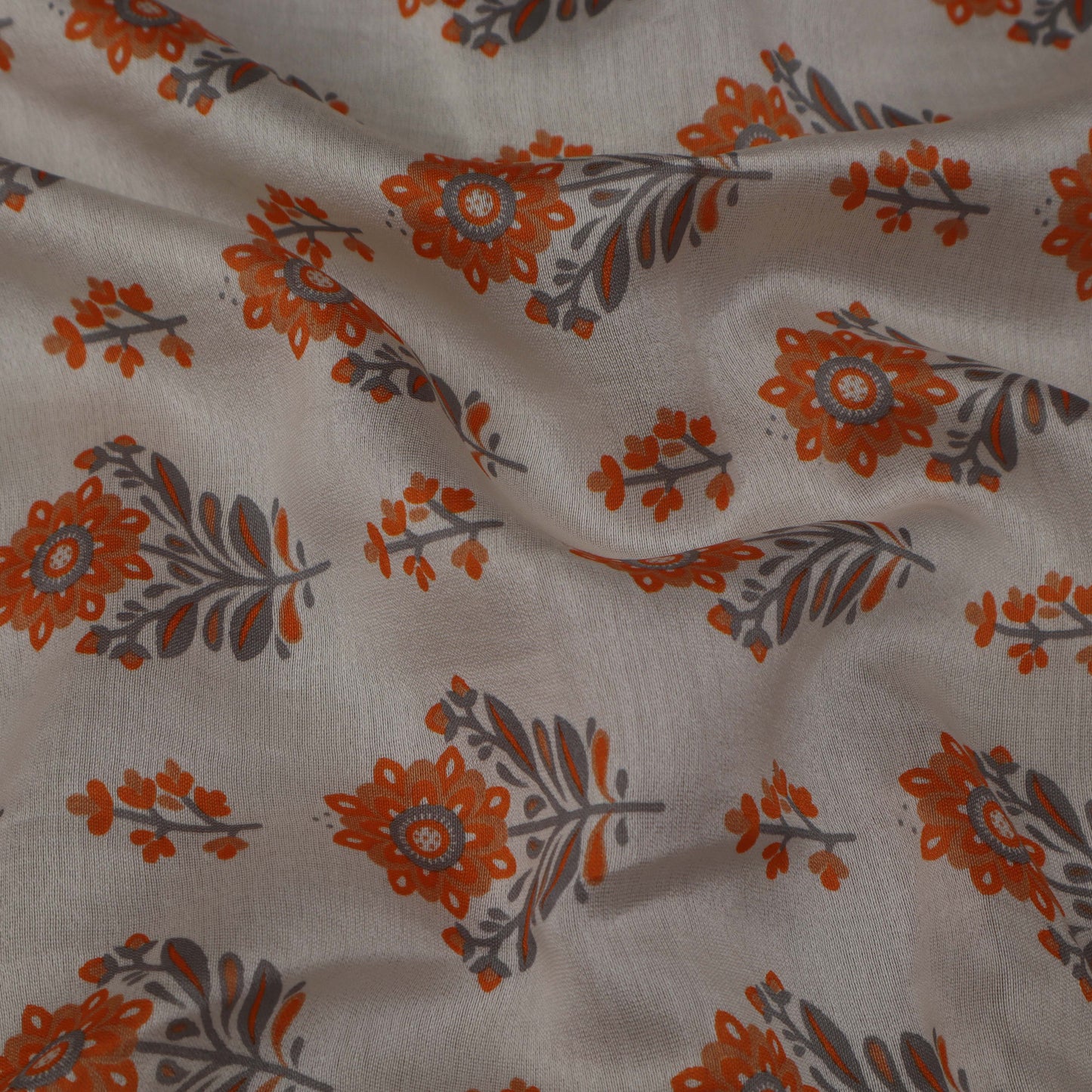 Colored Chanderi Print Fabric