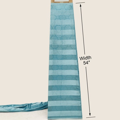 Stripe Velvet Zari Fabric