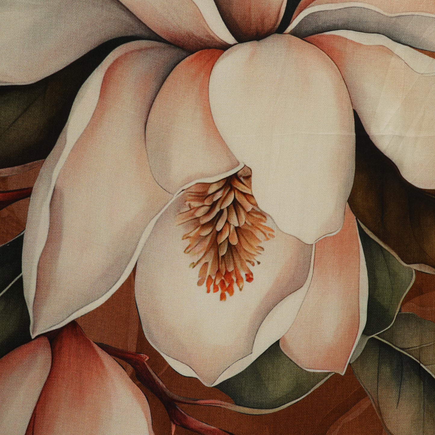 Floral Print Satin Fabric