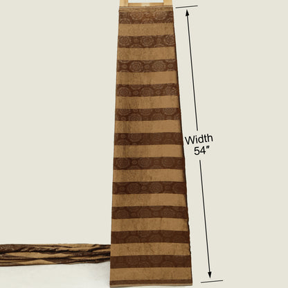 Stripe Velvet Zari Fabric