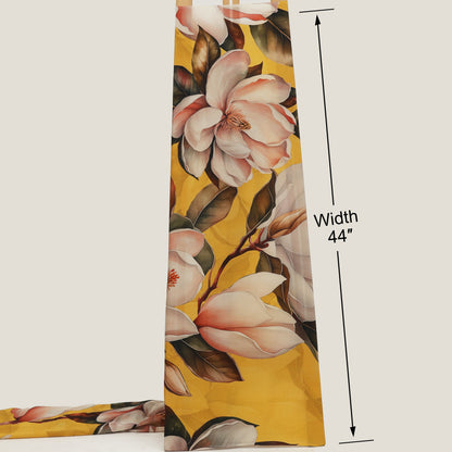 Floral Print Satin Fabric