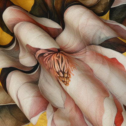 Floral Print Satin Fabric