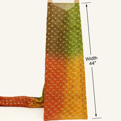 Bandhani Brocade Fabric