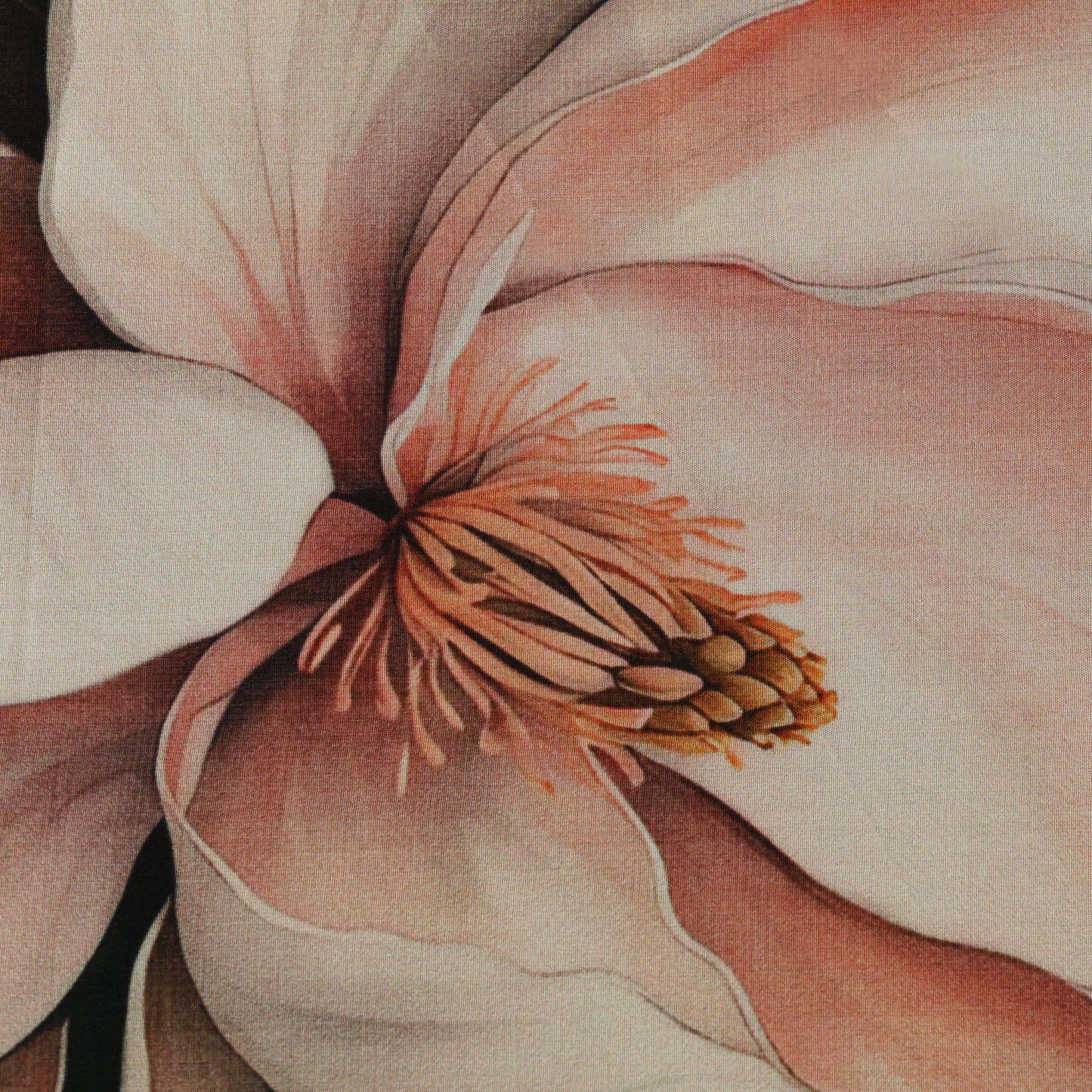 Floral Print Satin Fabric