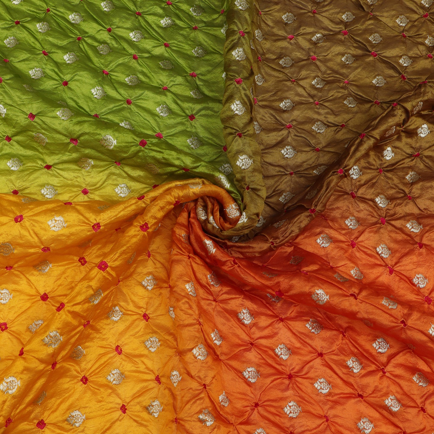 Bandhani Brocade Fabric