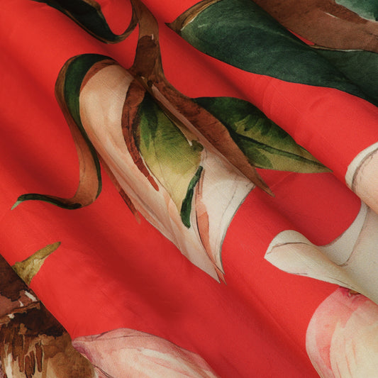 Crepe Hydra Print Fabric