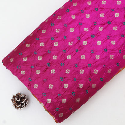 Bandhani Brocade Fabric