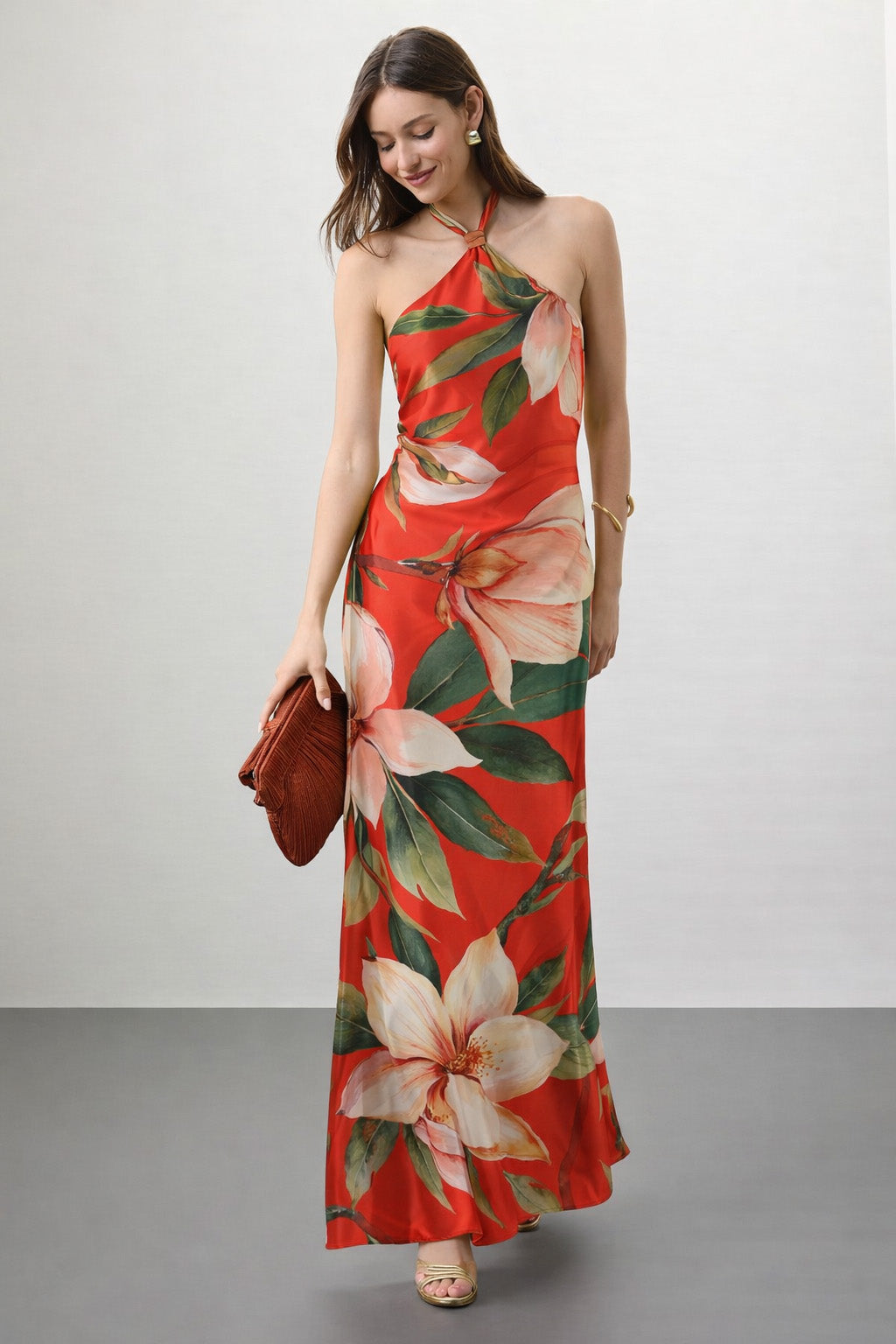 Crepe Hydra Print Fabric