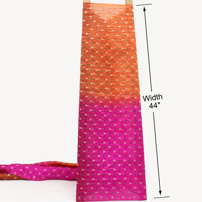 Bandhani Brocade Fabric