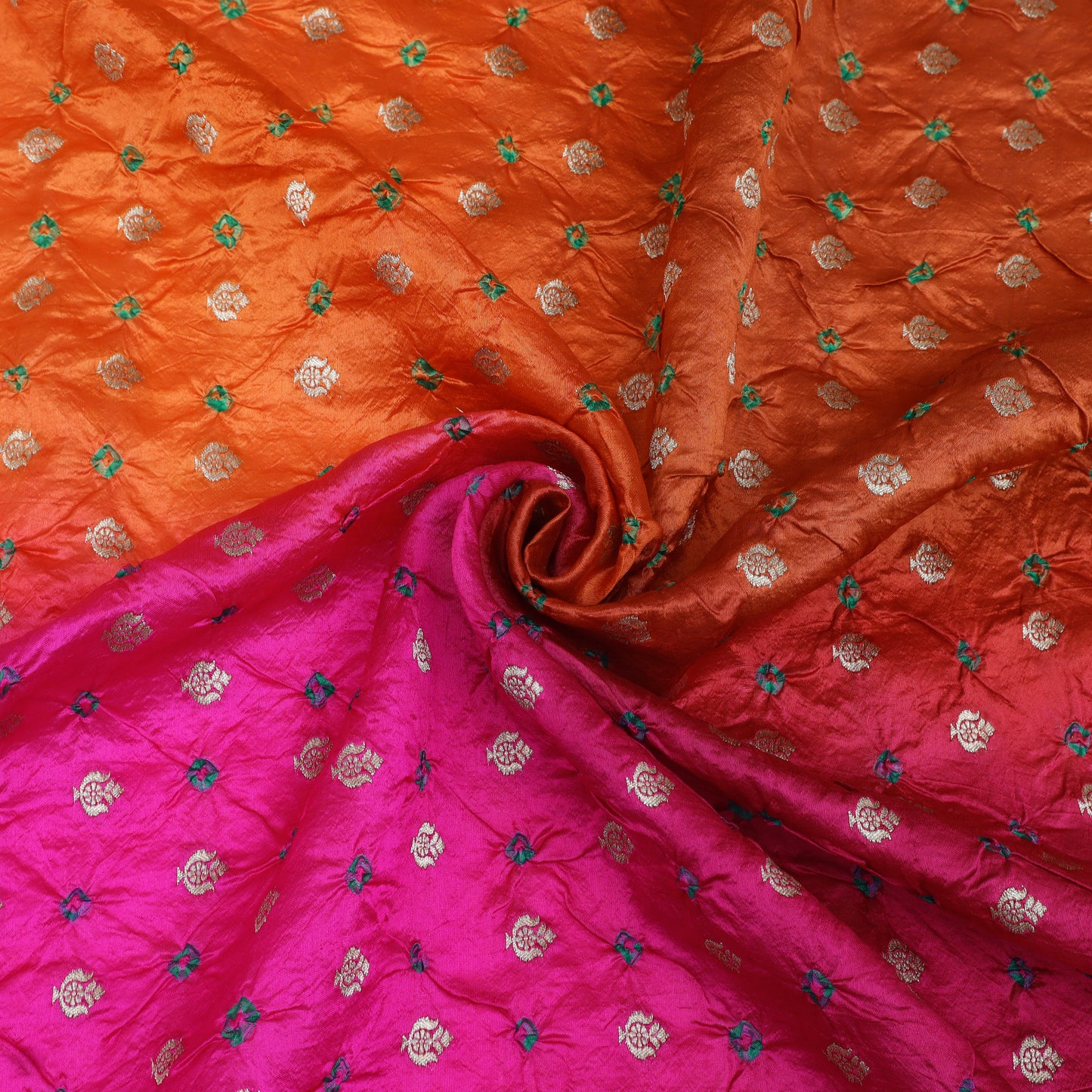 Bandhani Brocade Fabric