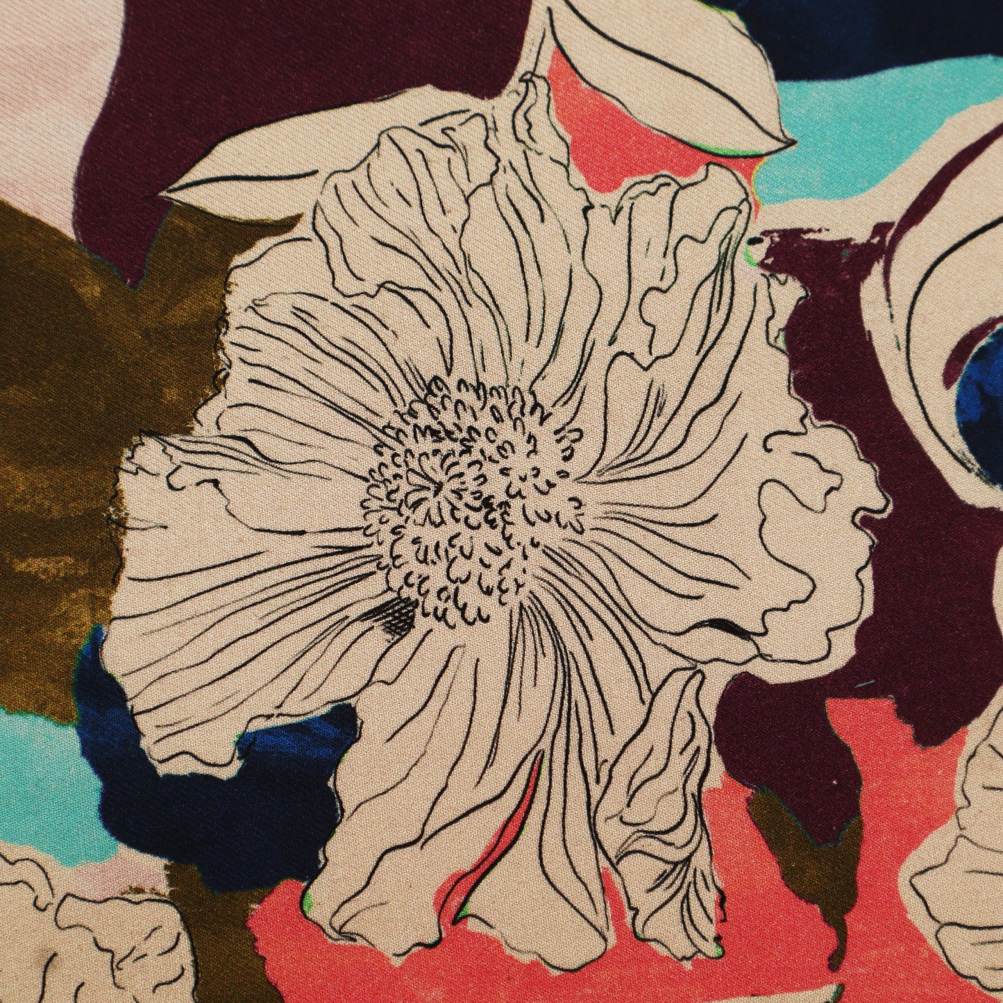 Multicolor Pashmina Print Fabric