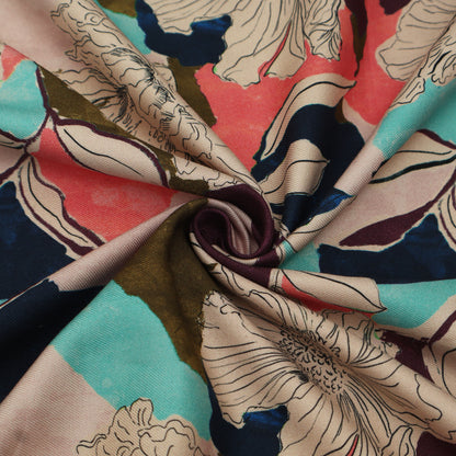 Multicolor Pashmina Print Fabric