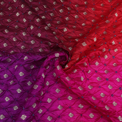Bandhani Brocade Fabric