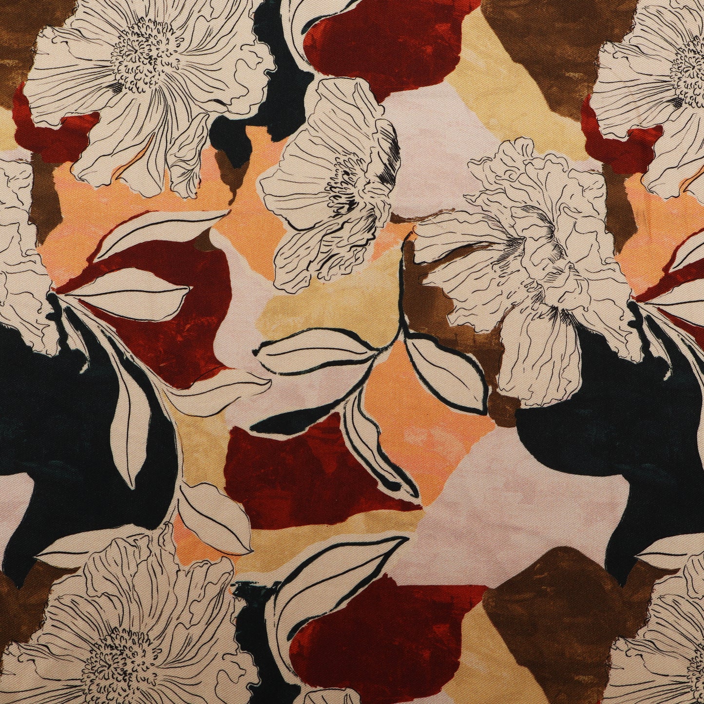 Multicolor Pashmina Print Fabric