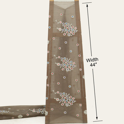 Mul Chanderi Embroidery Fabric