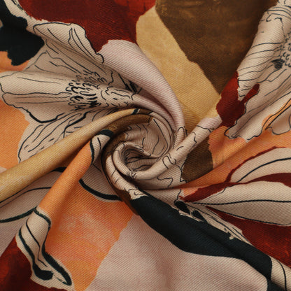 Multicolor Pashmina Print Fabric