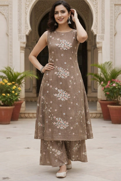 Mul Chanderi Embroidery Fabric