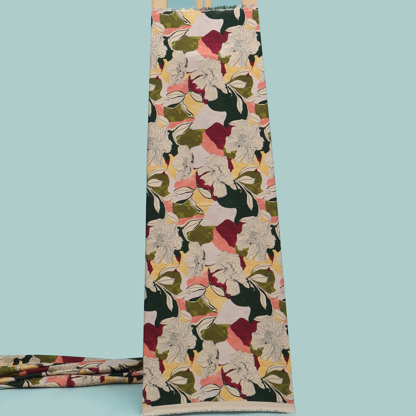 Multicolor Pashmina Print Fabric