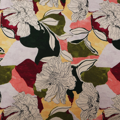 Multicolor Pashmina Print Fabric