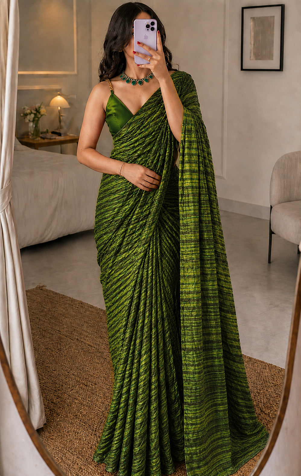 Bandhani Brocade Fabric