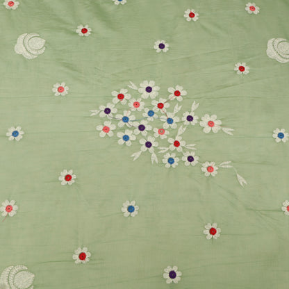 Mul Chanderi Embroidery Fabric