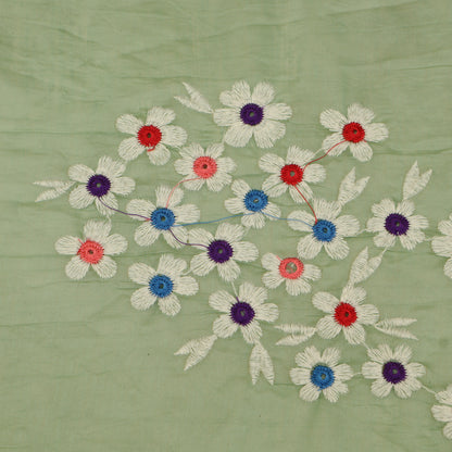 Mul Chanderi Embroidery Fabric