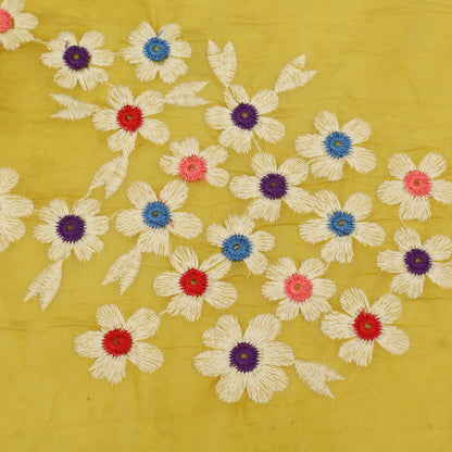 Mul Chanderi Embroidery Fabric