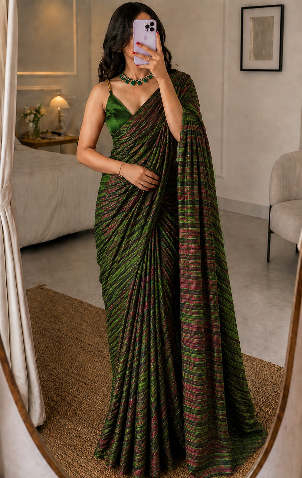 Bandhani Brocade Fabric