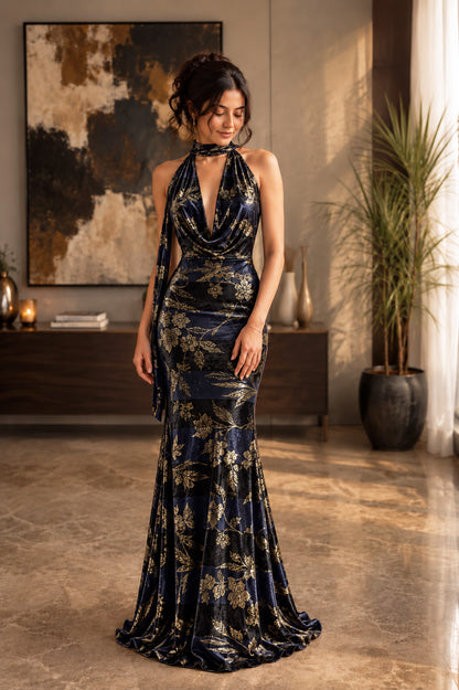 Velvet Foil Fabric