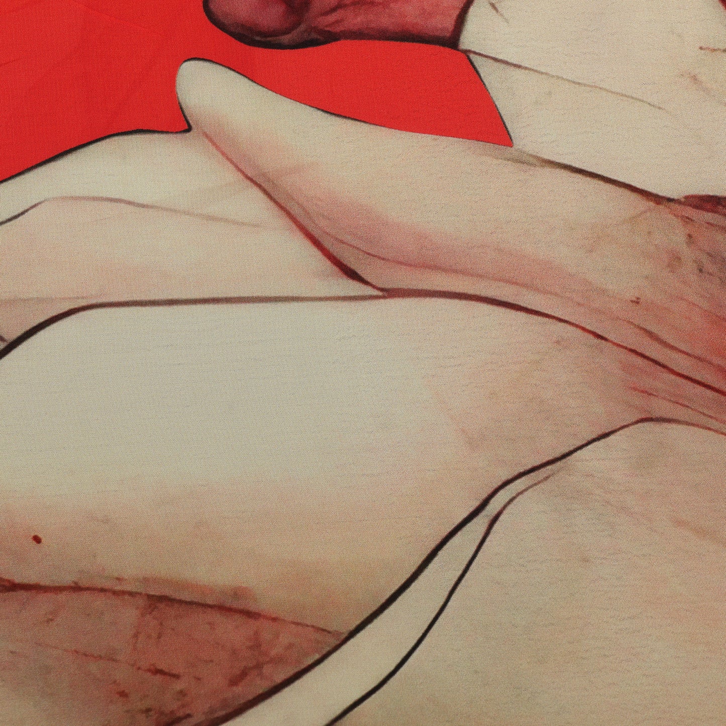 Floral Pattern Print Satin Fabric