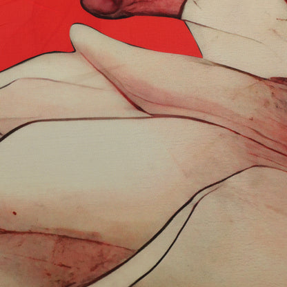 Floral Pattern Print Satin Fabric