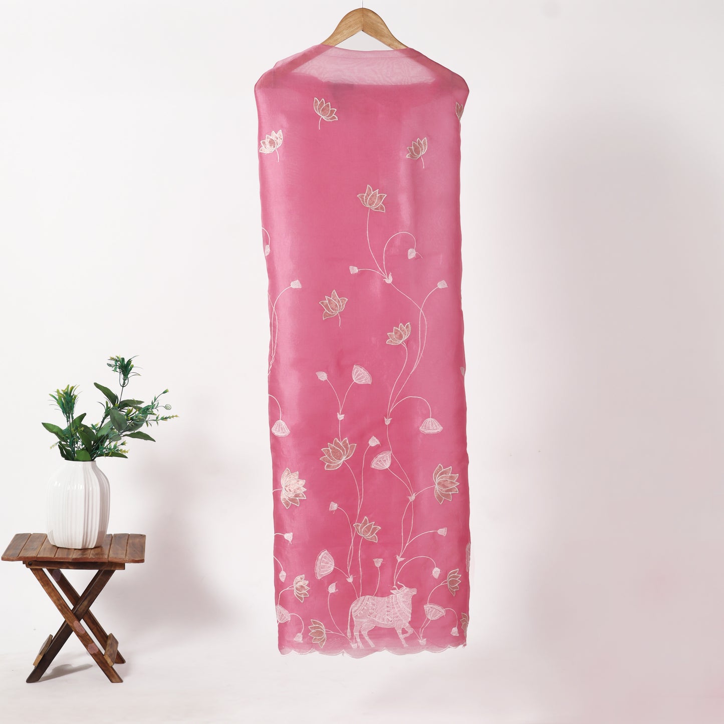 Unstitched Organza Suit