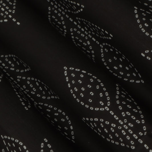 Colored Mulmul Discharge Print Fabric