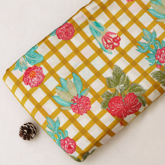 Modal Satin Print Fabric