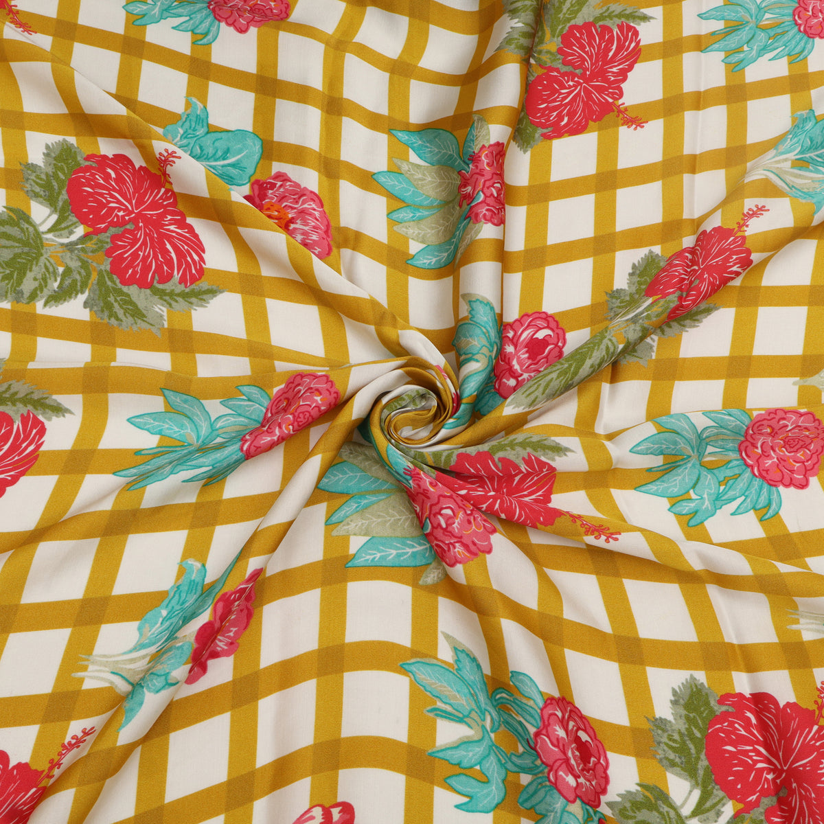 Modal Satin Print Fabric