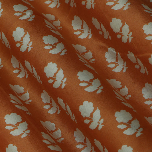 Colored Chanderi Print Fabric