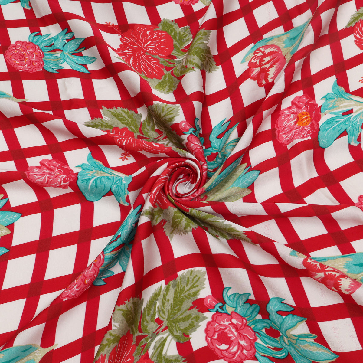Modal Satin Print Fabric