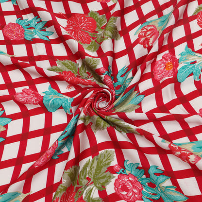 Modal Satin Print Fabric