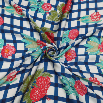 Modal Satin Print Fabric