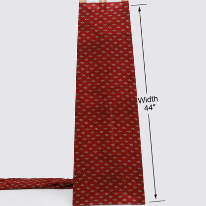 Maroon Color Crepe Hydra Print Fabric