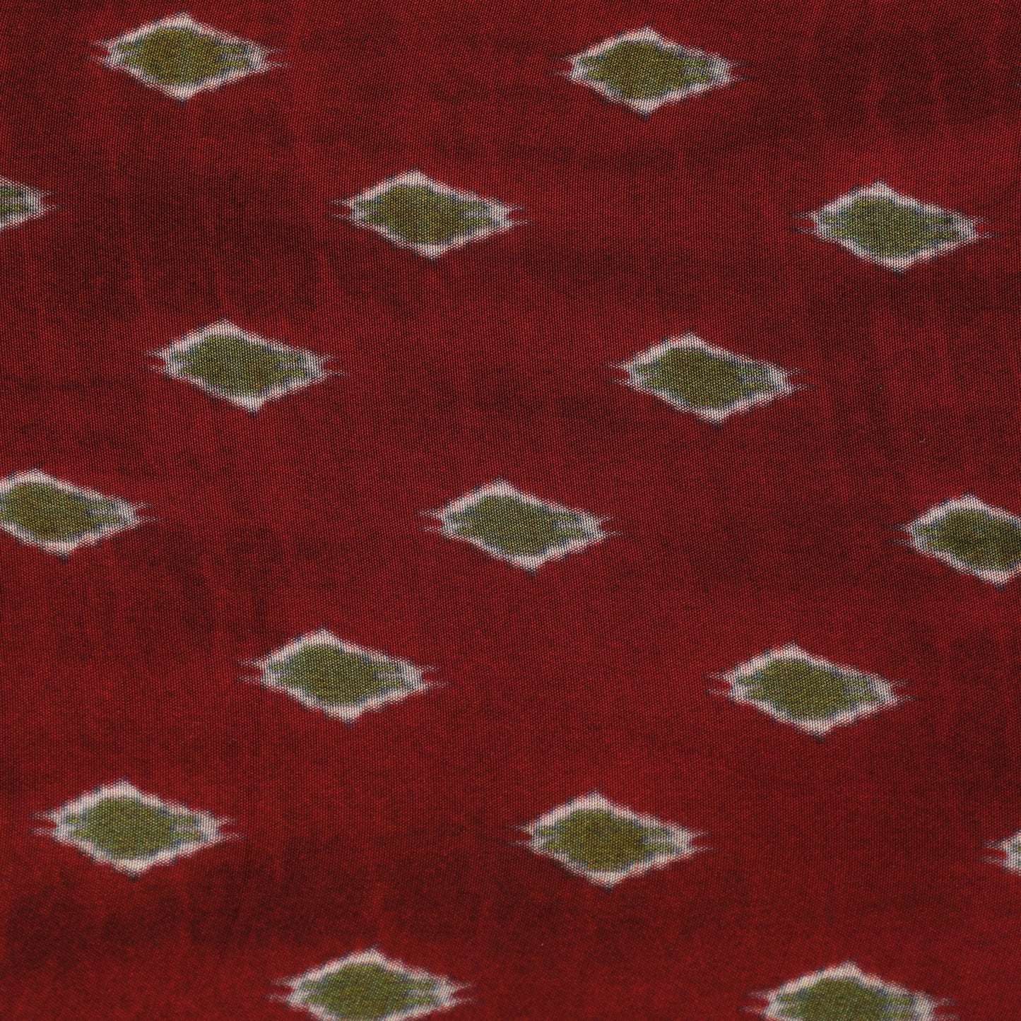 Maroon Color Crepe Hydra Print Fabric