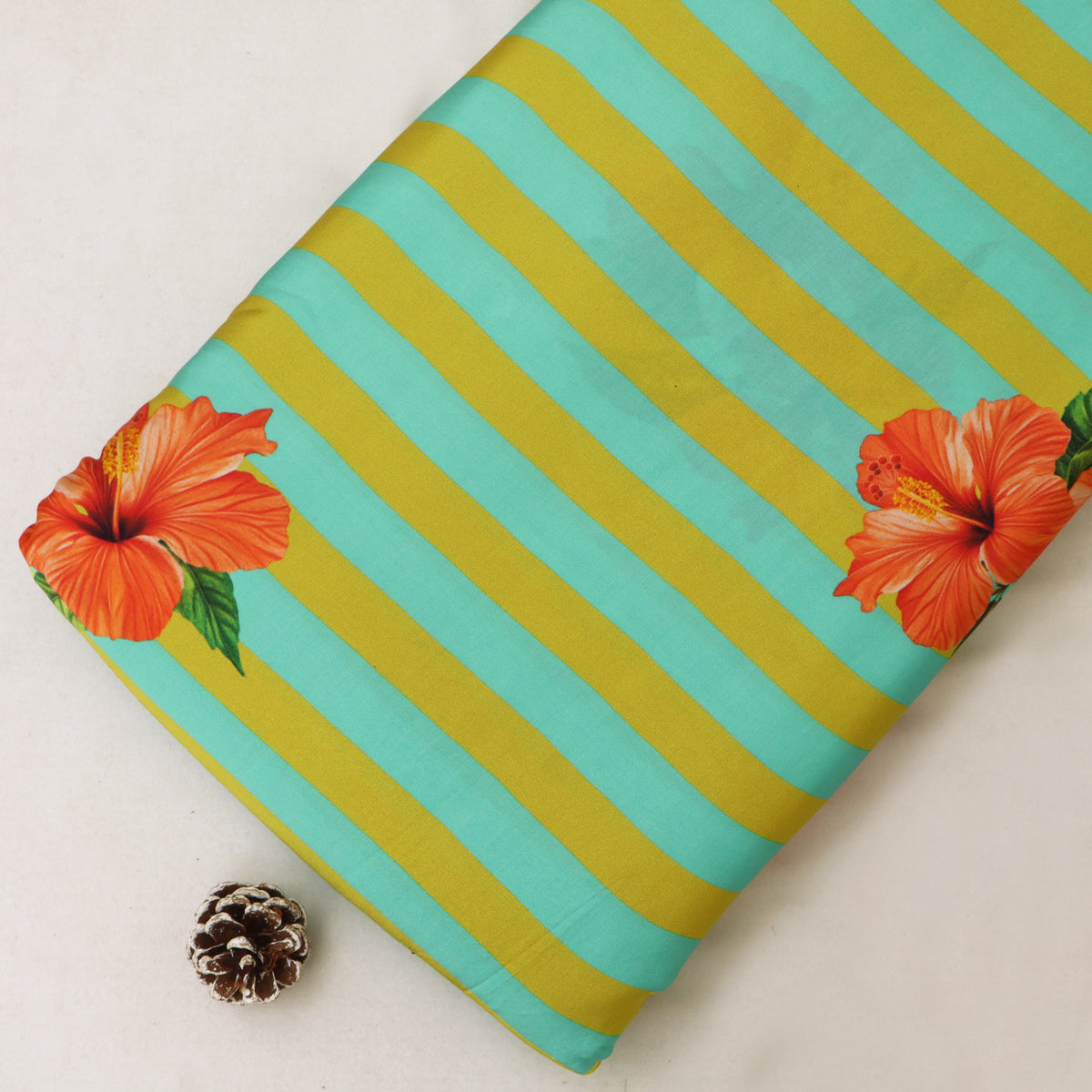 Modal Satin Stripe Fabric
