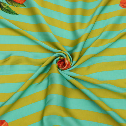 Modal Satin Stripe Fabric