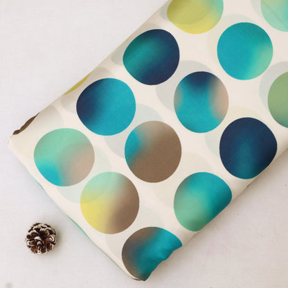 Modal Satin Dot Stripe Fabric