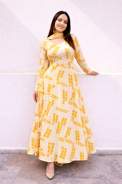 Mulmul print Fabric