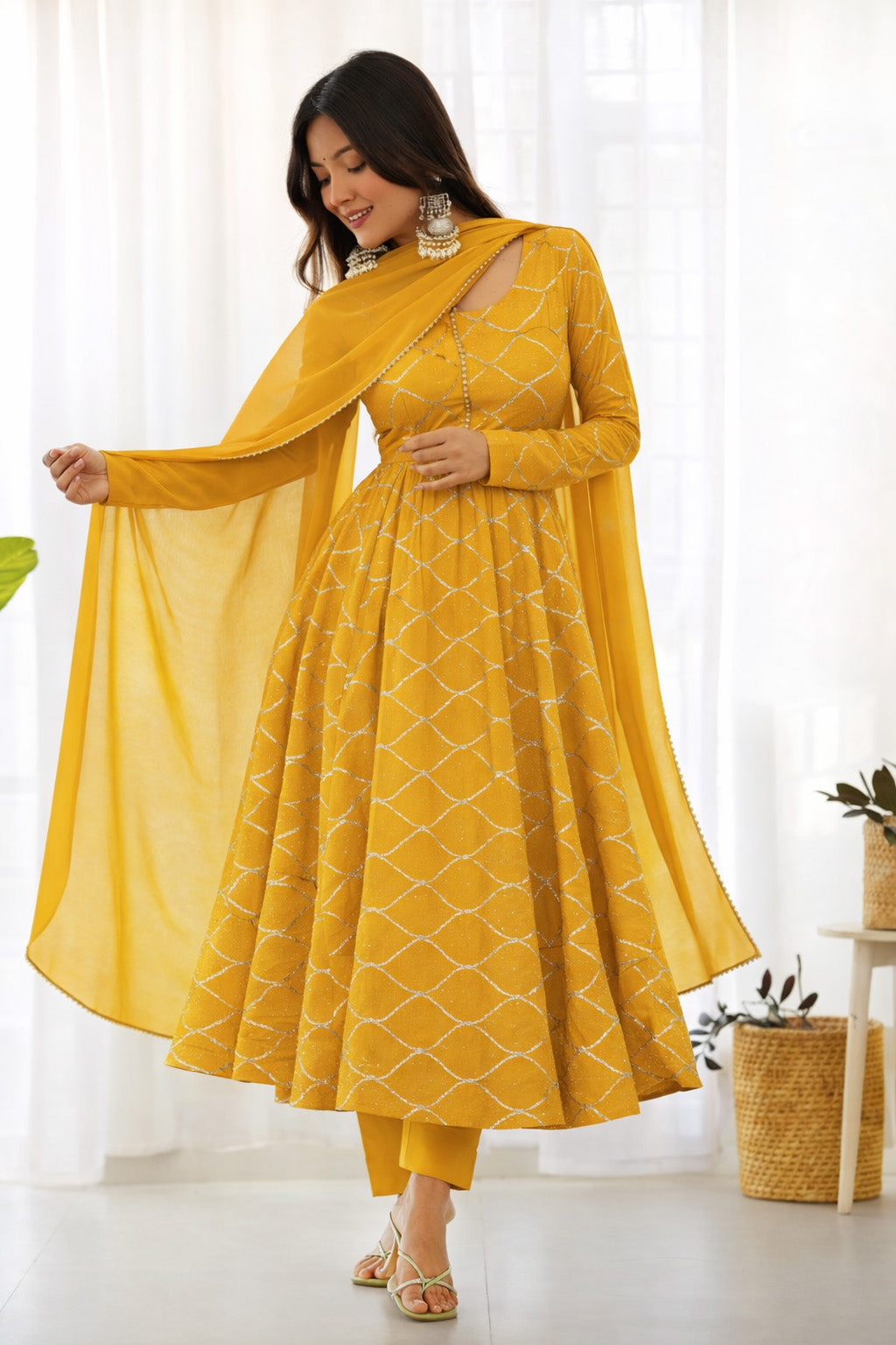 Silk Embroidery Fabric