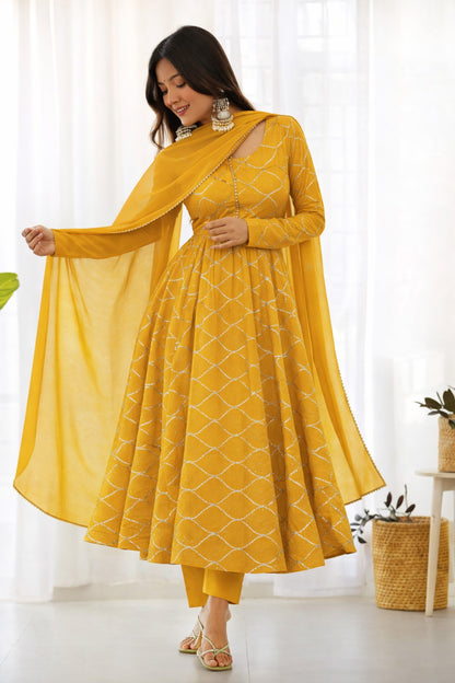 Silk Embroidery Fabric