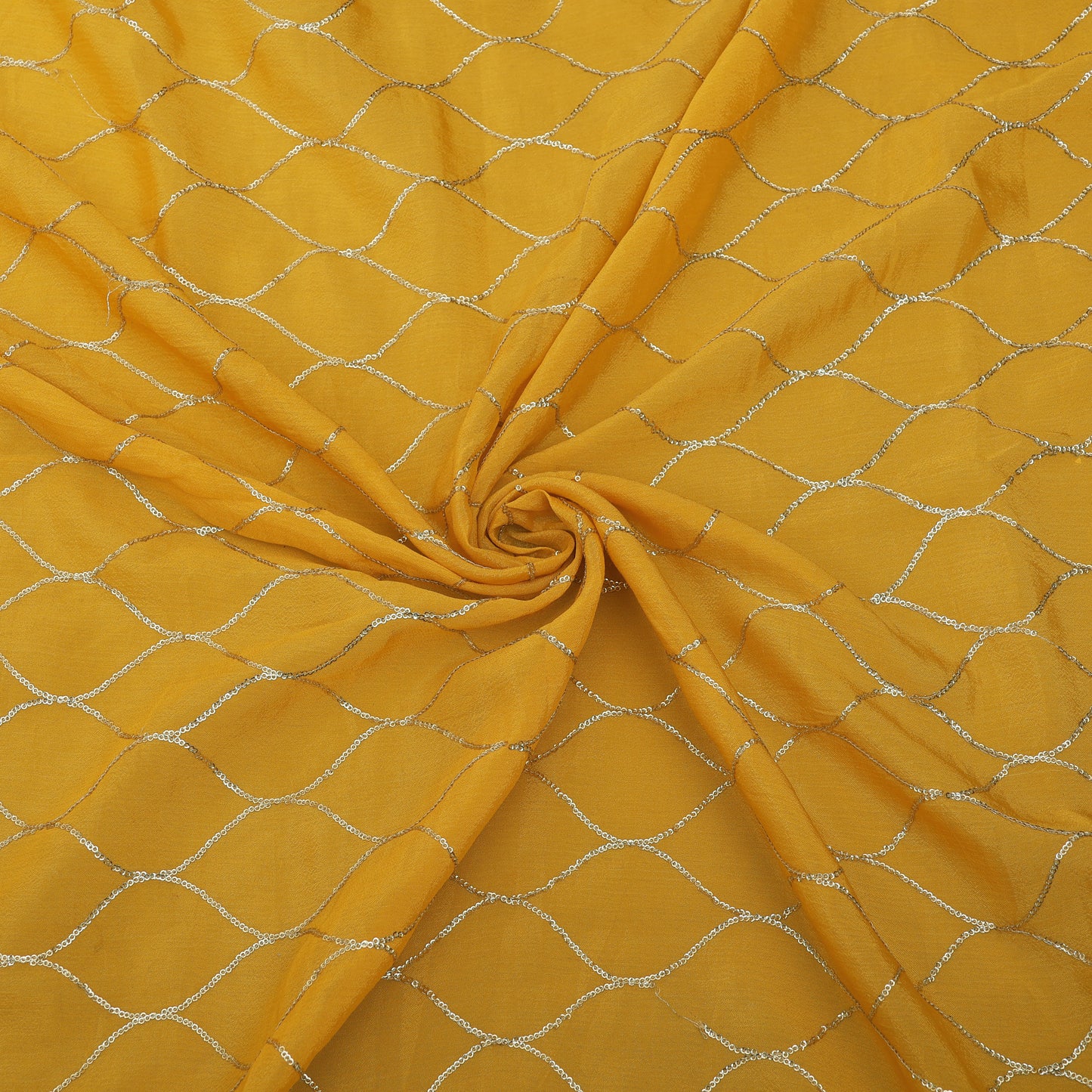 Silk Embroidery Fabric