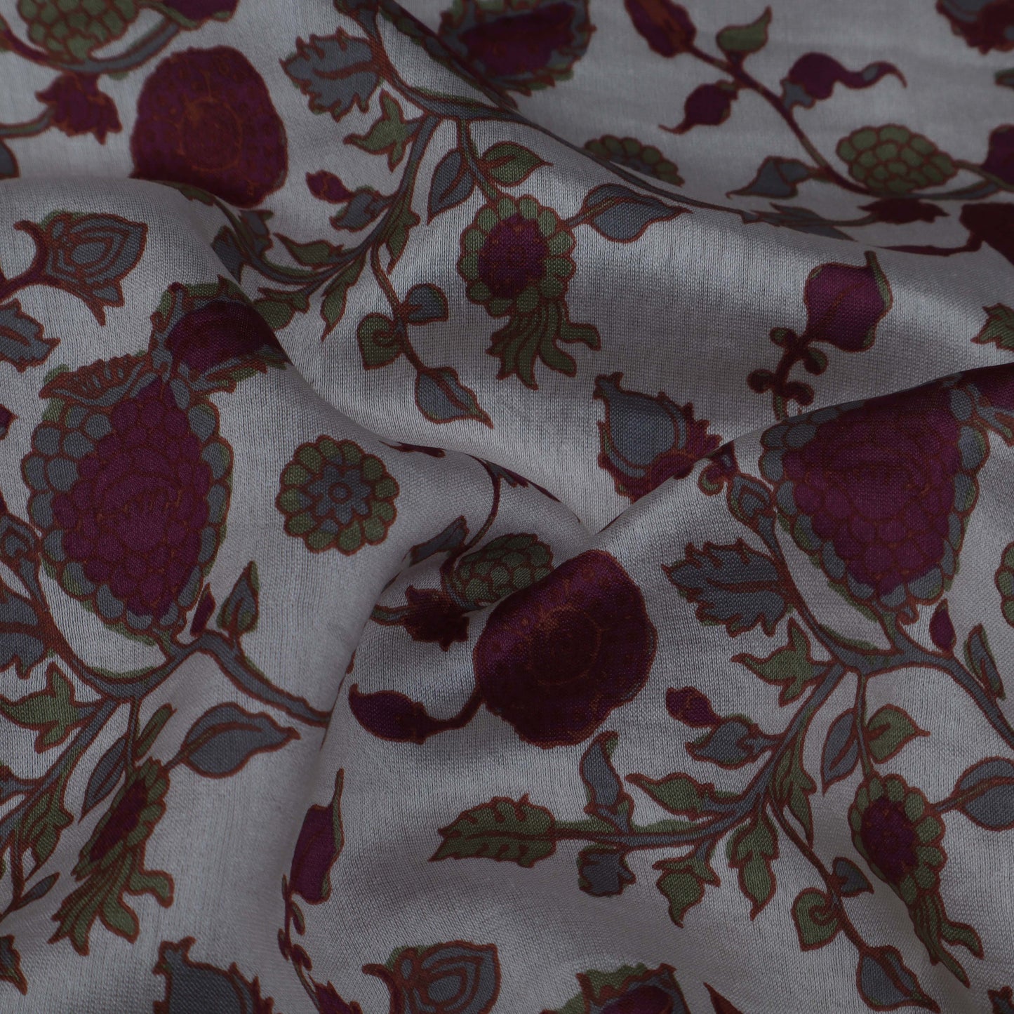 Colored Chanderi Print Fabric